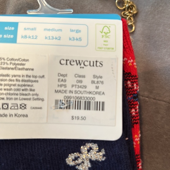 Brand New HolidayGirls Crewcut Socks! - Picture 7 of 7